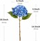Spring Tabletop Decor – 5 Pcs 18.5" Faux Silk Blue Hydrangea Artificial Flowers for Wedding, Party & Home Centerpieces
